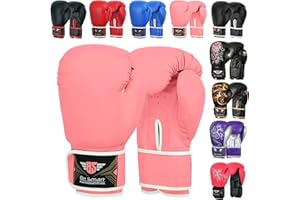 BESMART Be Smart Kids Boxing Gloves 4-12 Years 4oz 6oz Training Gloves for Children Sparring Youth Boxing Gloves Junior Training Mitts Punch PU Leather MMA Muay Thai Kick Boxing