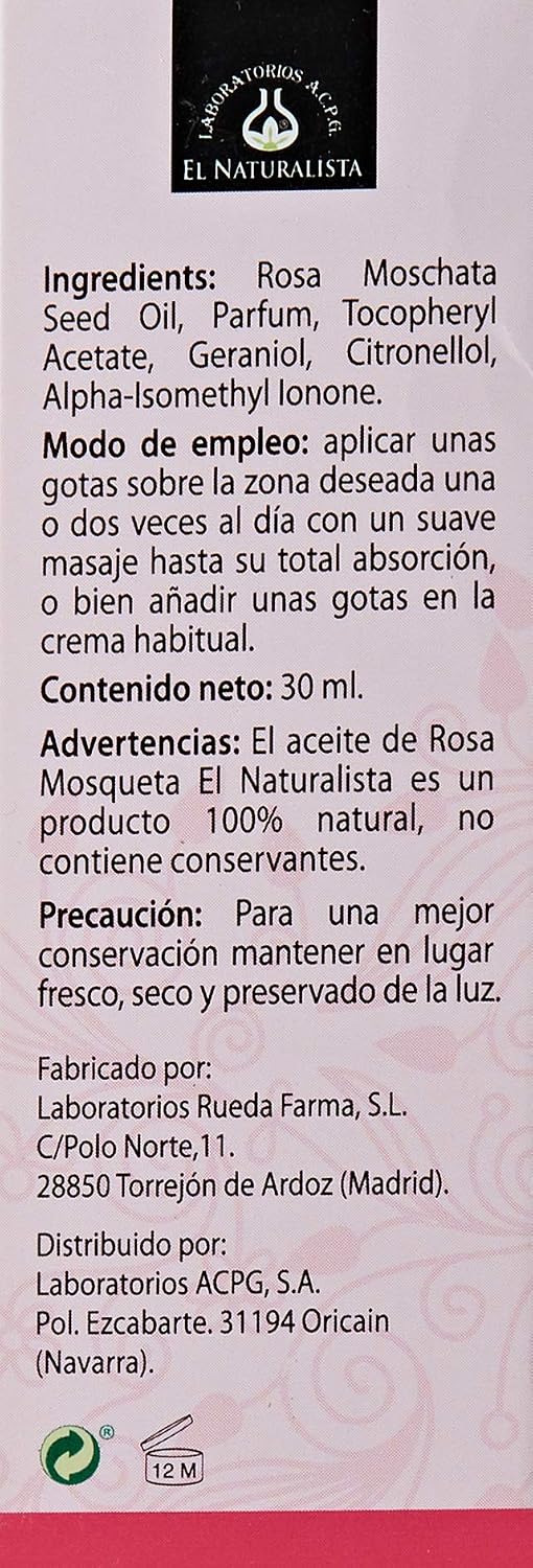 The Naturalist Rosehip Essential Oil 30ml 1 Unit 300 g, 30 ml (Pack of 1) - Image 5