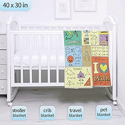 Love You So Math Blanket Flannel Throw Lightweight