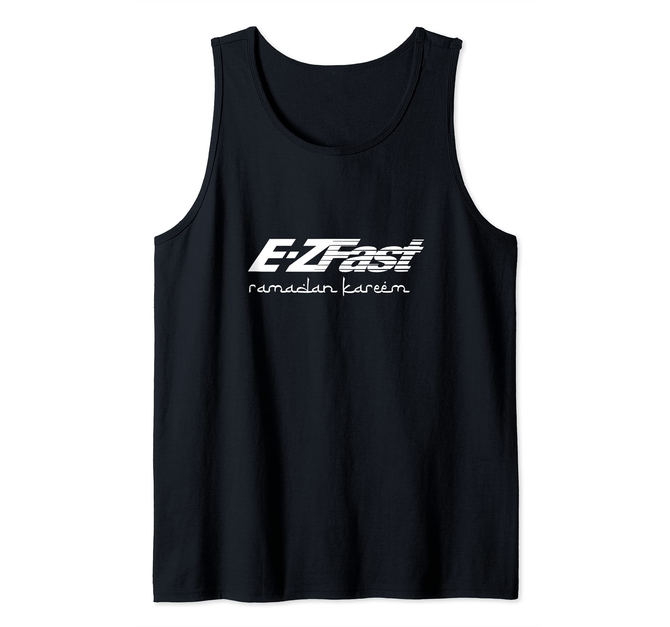 Eazy Fast Fasting Muslim Ramadan 2021 Islamic Ramadan Kareem Tank Top