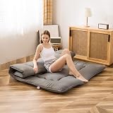 MAXYOYO Japanese Floor Futon Mattress Double Charcoal Grey view 5