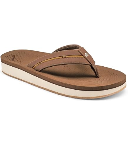 NEW COBIAN men\'s roca rise flip flop in tan Cobian_Gold_JHook_0277.jpg?v=  main image 4