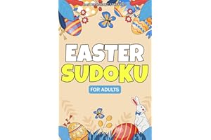 Easter Basket Stuffers: Easter Sudoku for Adults: Fun Easter Holiday Activity Book for Teens and Seniors, Good Vibes Activities & Mind Relaxed Brain Puzzle Book