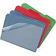 Find It Clear View File Folder with Clear Front Sheet, Back to School Supplies for College Students, Pack of Six, Assorted Colors (FT07187)