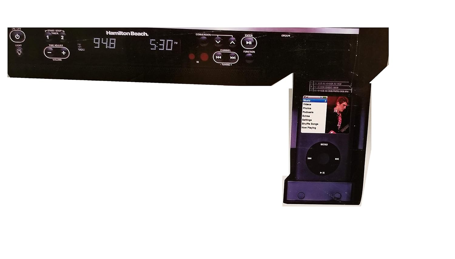 Hamilton Beach UTC with iPod Dock - Black (HU384SA)