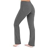 Nirlon Yoga Pants with Pockets - Yoga Pants with Pockets for Women Breathable Leggings with Pockets Regular & Plus Size Pants