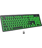 Amazon.com: POWZAN Backlit Wireless Keyboard and Mouse Combo