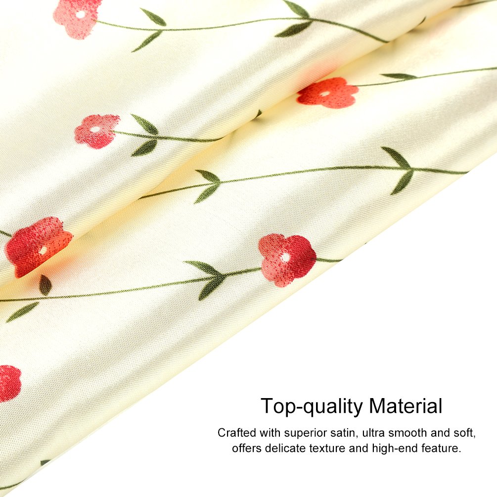 VBIGER 12PCS Womens Mixed Silk Square Scarves Bandana Scarf 50x50cm (Design 2)