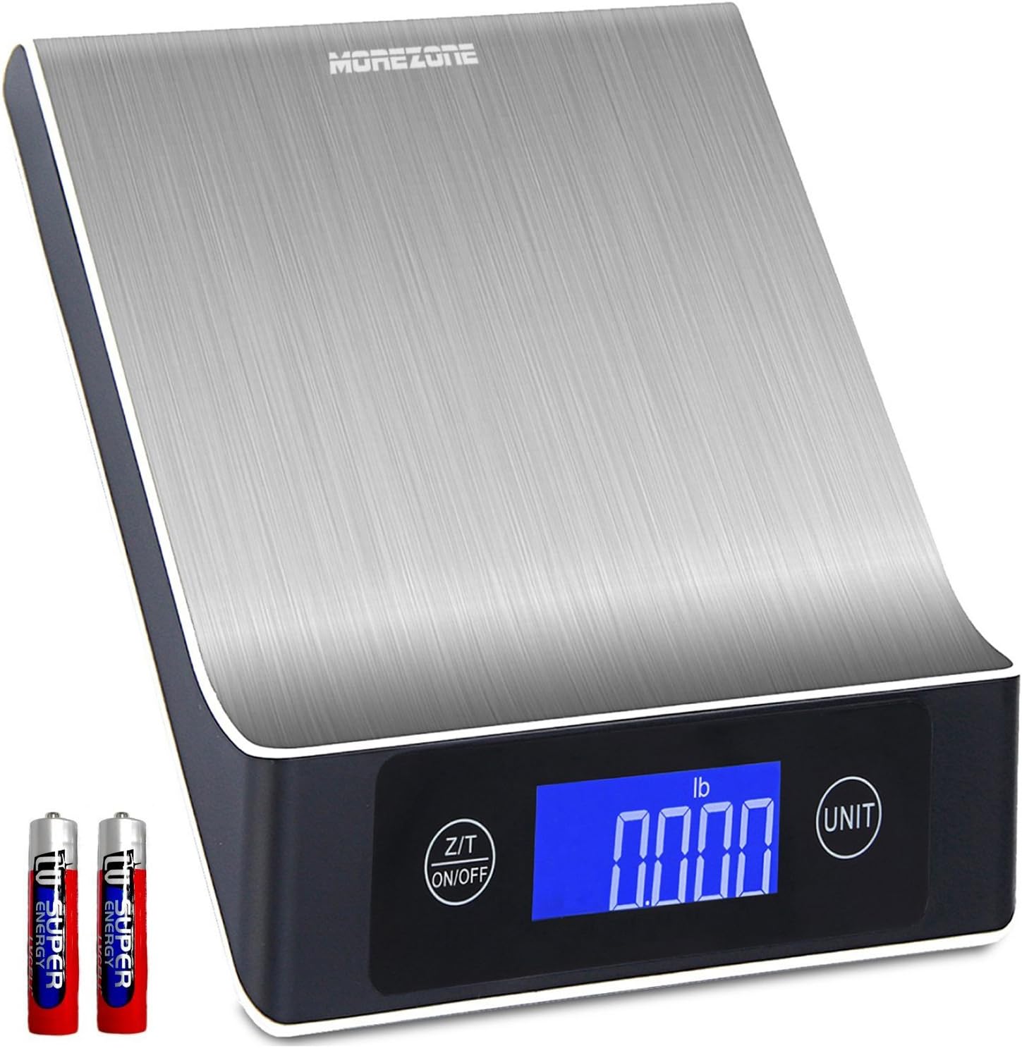 Kitchen Scales, MOREZONE Digital Pocket Kitchen Food Scales 5kg /1g 6 Units Conversion High Precision LCD Display Touch Sensitive Wide Weight Range for Postal Kitchen Cooking Baking Coffee Weight