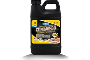 Walex Commando Liquid Black Holding Tank and Sensor Cleaner for RV, Camper & Marine - Rapid Breakdown of Waste & Toilet Paper, Cleans Entire Tank within 12-24 Hours, Restores Sensor Function, 32oz
