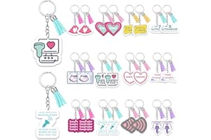 Equsion 24 Pcs Sonographer Keychains Gifts Funny Ultrasound Tech Gifts Ultrasound Tech Keychains Party Favors Sonography Party Supplies with Tassel for Medical Student Graduation Women Men