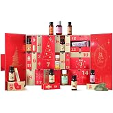 Advent Calendar 2026,24 Days Christmas Beauty Holiday Gift Skincare Set | Luxury Pure &amp; Natural Collection with Skin Body Face Oil and Shower Lips Balm Tools Surprise Birthday Deluxe Full Size Box