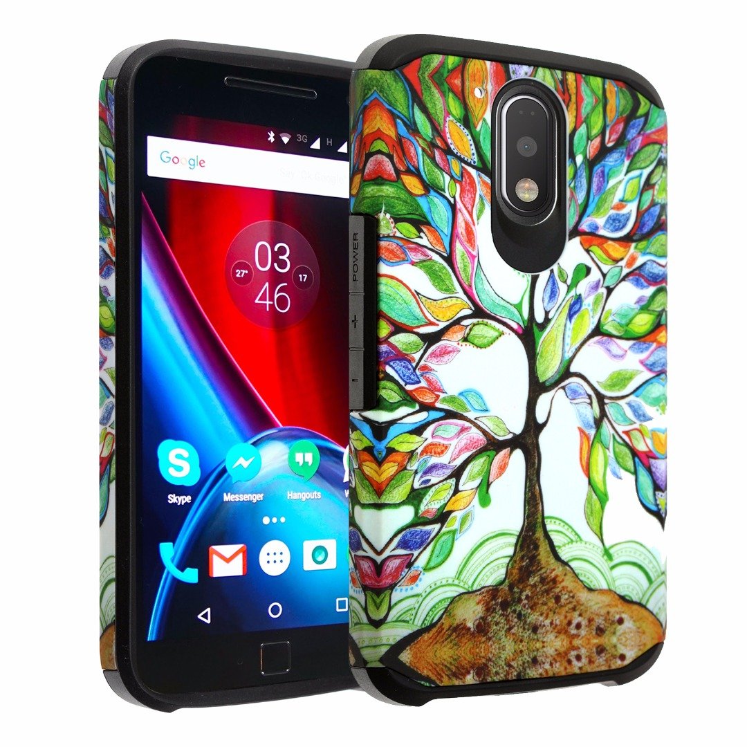 Moto E3 Play Case, DURARMOR [Drop Protection] Dual Layer