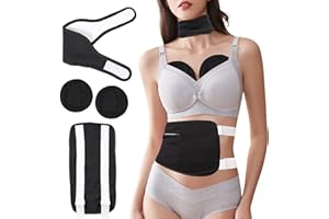 NEJUATY Castor Oil Pack Wrap 4 Pcs Castor Oil Pack Wrap Organic Cotton Reusable Castor Oil Packs for Liver Detox for Chest Pads to Reduce Inflammation in The Body Castor Oil Pack for Neck(Black)