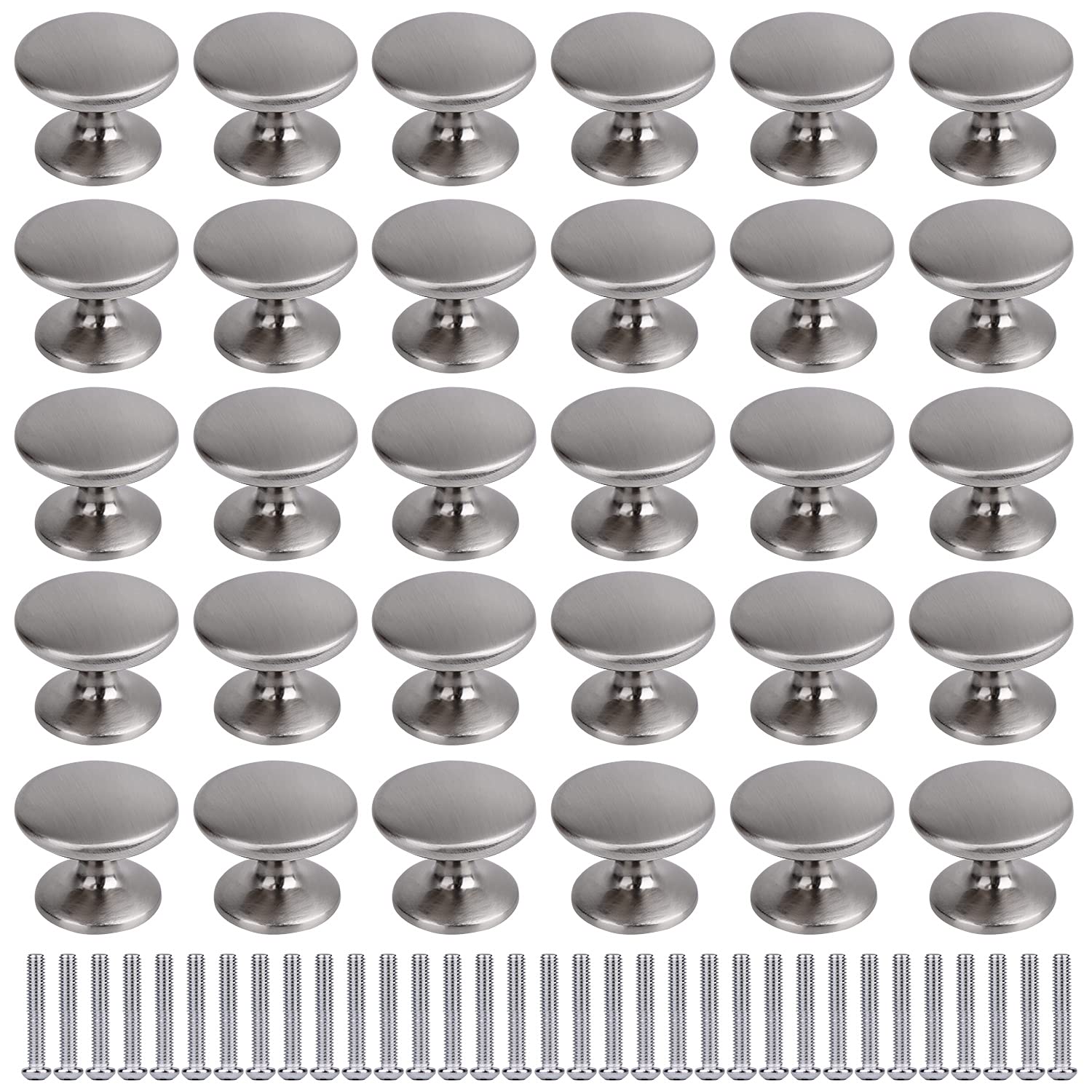 BIGLUFU 30 Pack Kitchen Cabinet Knobs Drawer Knob
