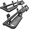 YZONA Running Boards SuperCrew Cab Compatible for 2015-2025 Ford F150 & 2017-2025 Ford F250 F350 Super Duty Crew Cab Side Step, Two Stairs Design Side Bars Nerf Bar (Pickup 4-Door)