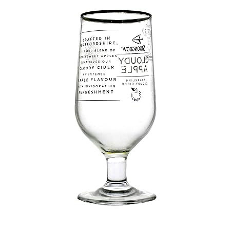 Strongbow nuageux cidre Calice Verre à bière. Conforme aux normes européennes – Neuf