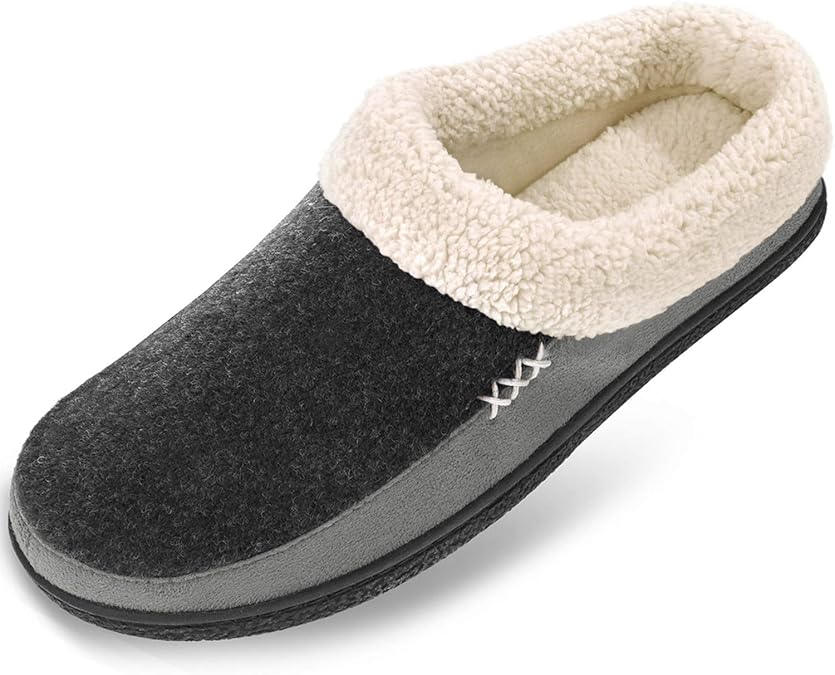mens fluffy slippers