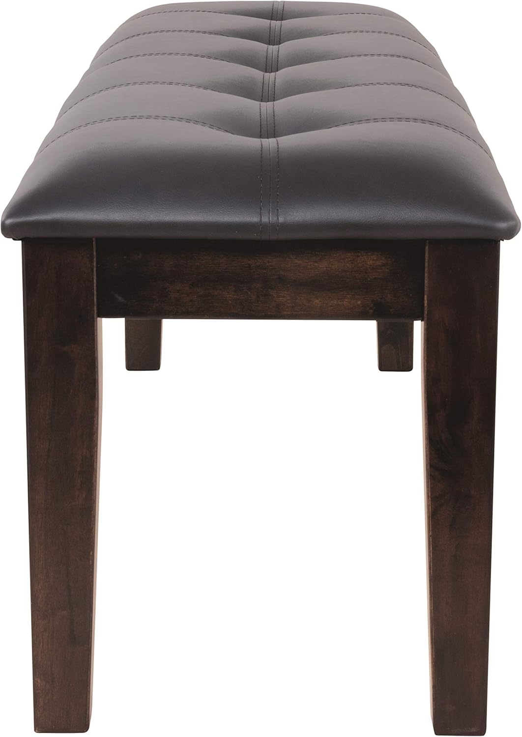 Signature Design by Ashley Haddigan Dining Room Bench, Dark Brown - Table Benches