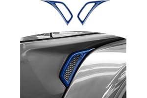RT-TCZ for Jeep JL Side Fender Vent Decal Trim Cover for Jeep Wrangler JL JLU 2018-Present for Gladiator JT 2020-Present Blue Exterior Accessories 2pcs