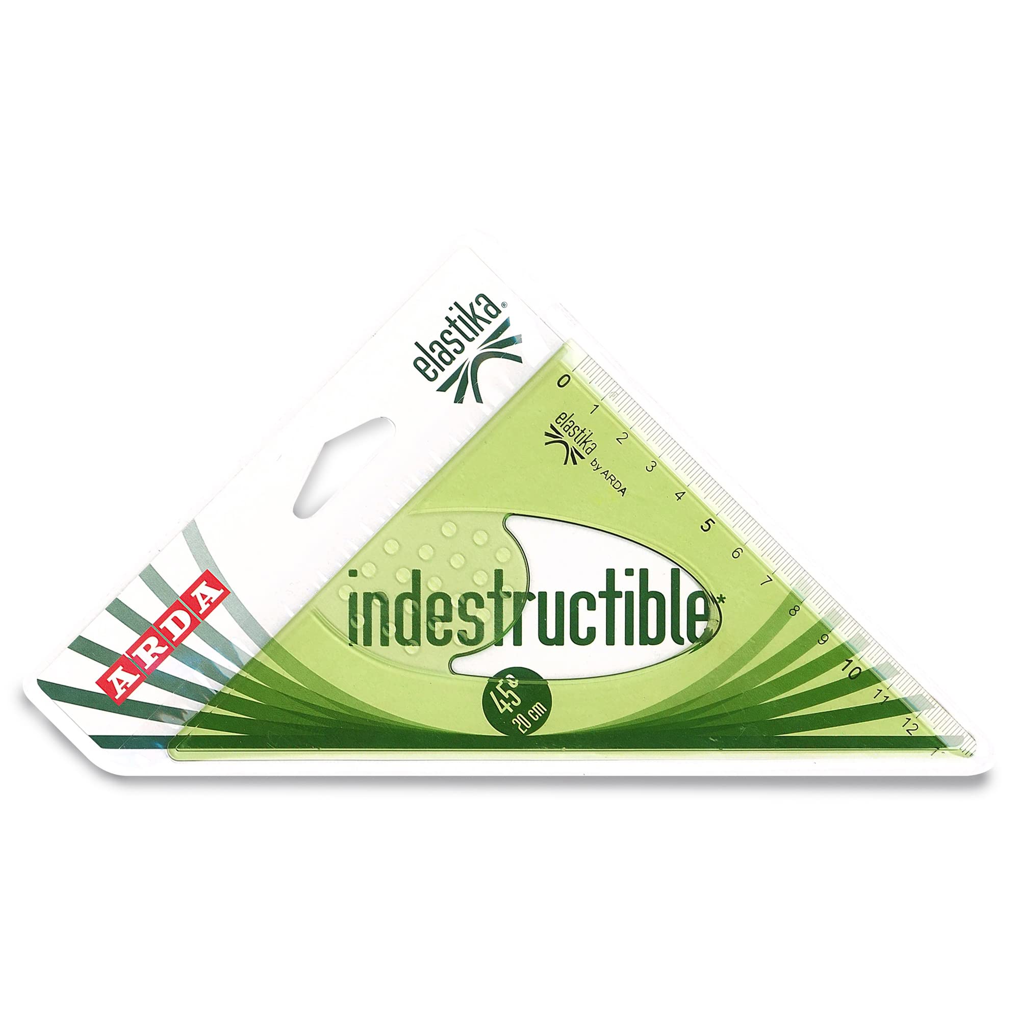 Squadra Elastika Series, 45° 20 cm Set Square, Arda [EL4520]