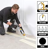 Sika Sikaflex EBT+ Black Adhesive Sealant Filler 300ml Multi-Purpose view 2