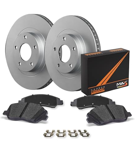 Detroit Axle Rear Brake Rotors – 11.89” Solid, 5-Lug – Fits 2005-2008 Ford Escape, Mazda Tribute, Mercury Mariner - View #3