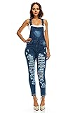 TwiinSisters Women's Distressed Stretch Twill