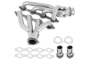 ZBPRESS Exhaust Header,Stainless Steel LS Swap Headers, LS Headers Compatible with 1982-04 Chevy S10 GMC Sonoma Blazer LS1 LS2 LS6 LS7 Engine