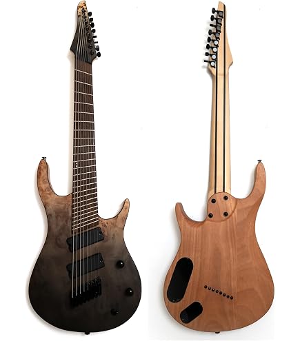 alljita Hand Made Generation Pro Fanned Fret 7 String Electric