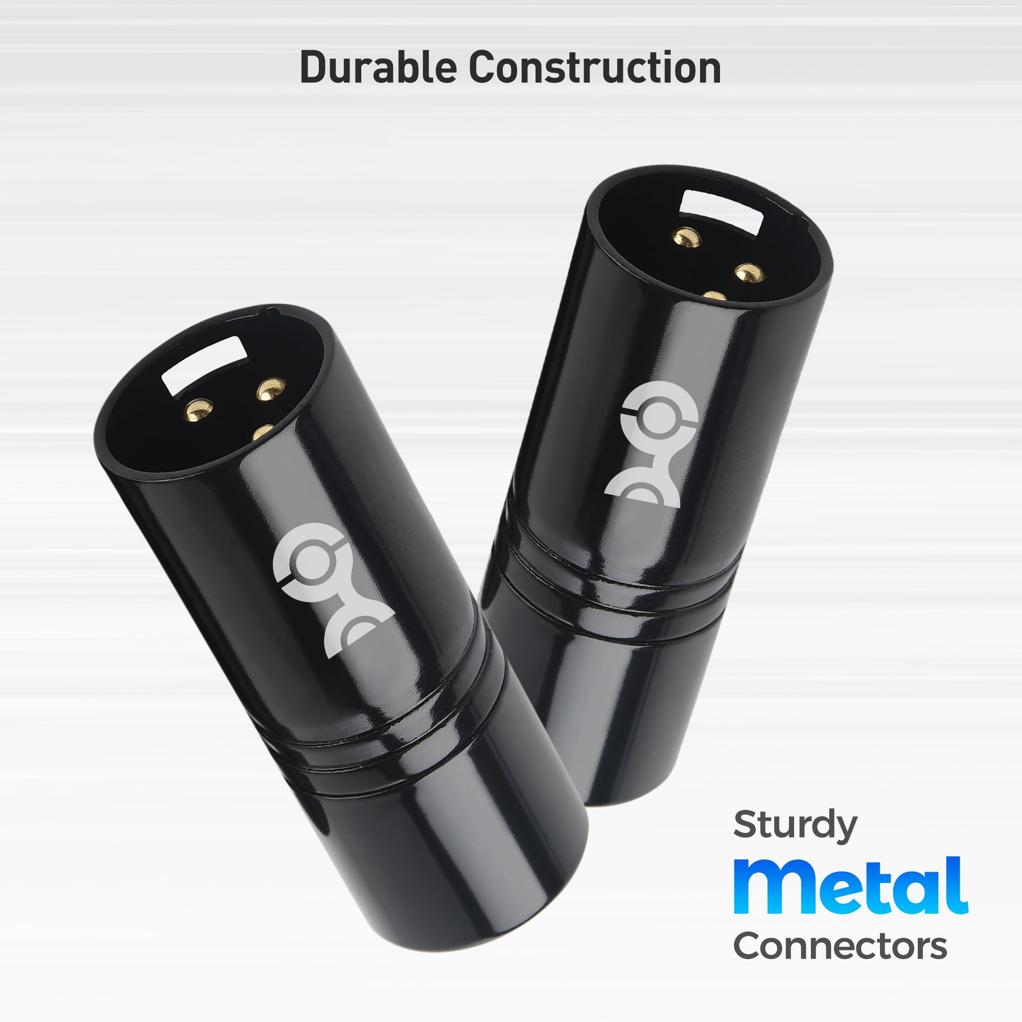 Cable Matters 2-Pack 120 Ohm 3-Pin XLR Terminator/DMX Terminator - Optimal Signal Integrity for Lighting and Audio Systems