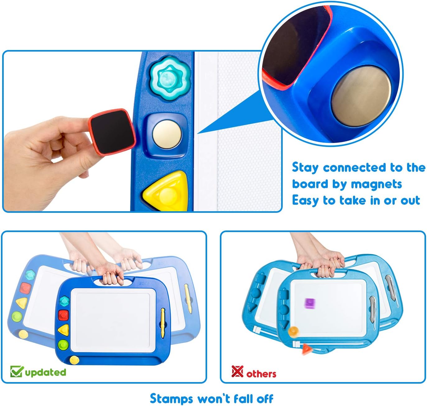 sgile large magnetic drawing board