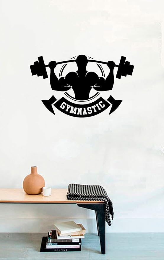 Amazon Com Fitness Club Logo Man Sport Wall Vinyl Decals For Gym