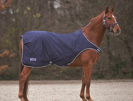 Führmaschinendecke dunkelblau wasserdicht atmungsaktiv, Gr. 135 cm