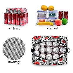 soderhamn Zebra and Flowers Lunch Bag Reusable