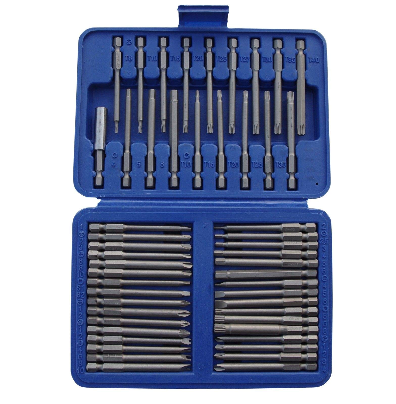 US PRO 50PC Extra Long Security BIT Set B1374