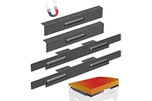 LIMECARE Wind Guards for Blackstone 22 inch Griddle, Magnetic Wind Screens, Blackstone Griddle Accessories, Fit with Hood, Rear Grease Cup and Side Shelf, Heat Shield for Side Table, Grilling Gifts, Black