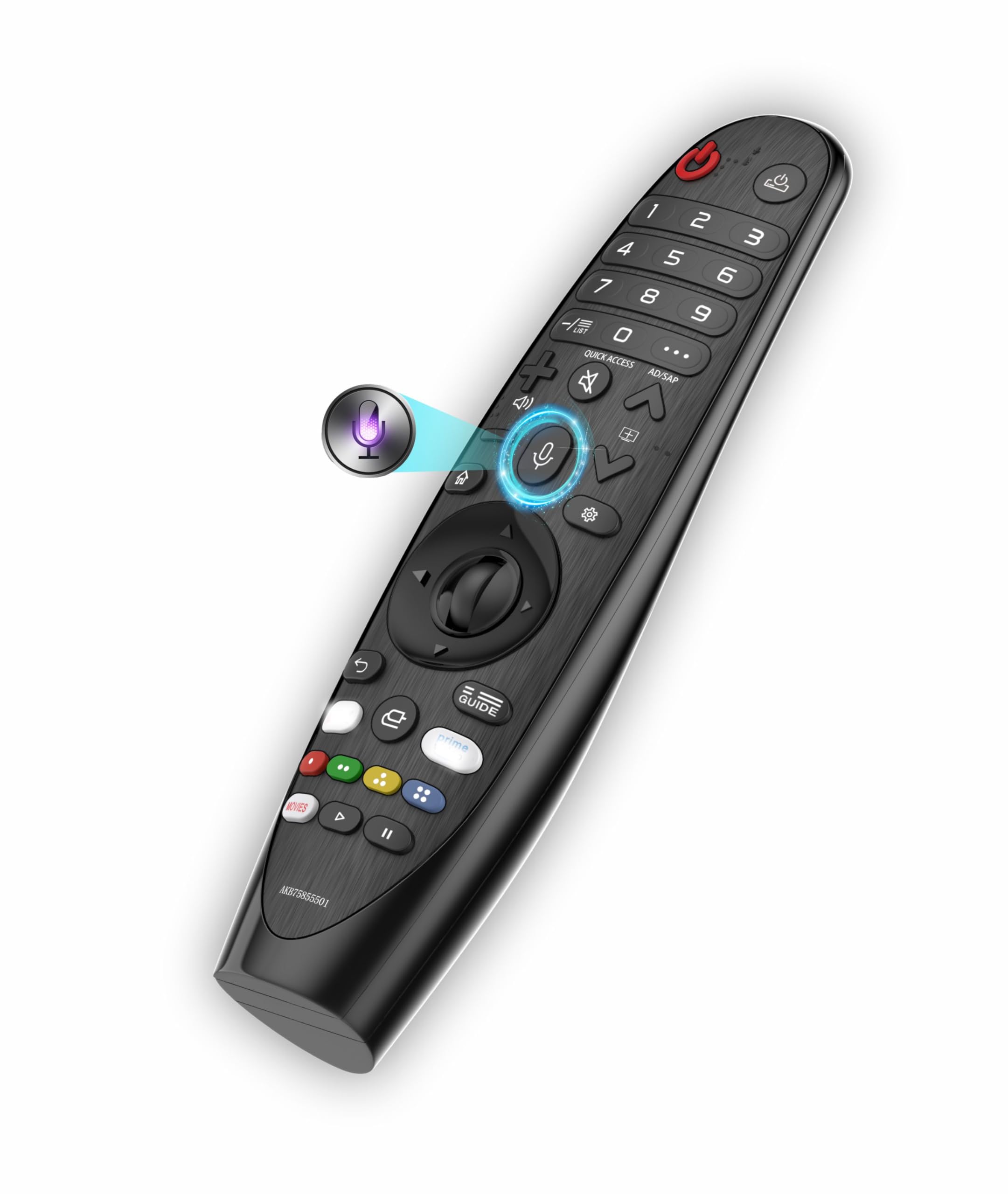 Photo 1 of Replacement for LG Remote Control for Smart TV, Voice Control, Pointer, 2018-2025 LG Magic Remote, MR25GA, 24, 23, 22, 21, 20, 19, 18 Models. 2-Year Warranty
