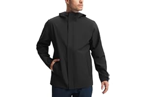 Libin Rain Jacket Men Waterproof Hiking Cycling Running Windbreaker Lightweight Travel Raincoat Gear with Hood