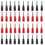 DIYhz 40Pcs Mini SMD Ic Test Hook Clip Grabbers