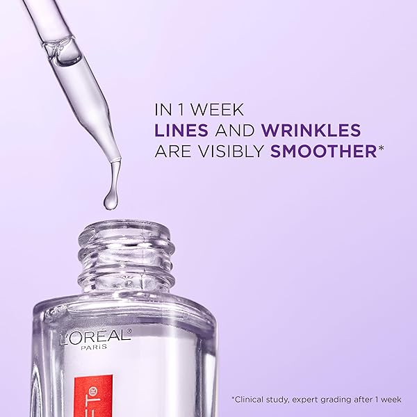 L’OREAL PARIS REVITALIFT 1.5% PURE HYALURONIC ACID FACE SERUM, HYDRATE & REDUCE WRINKLES, FRAGRANCE FREE 1 OZ