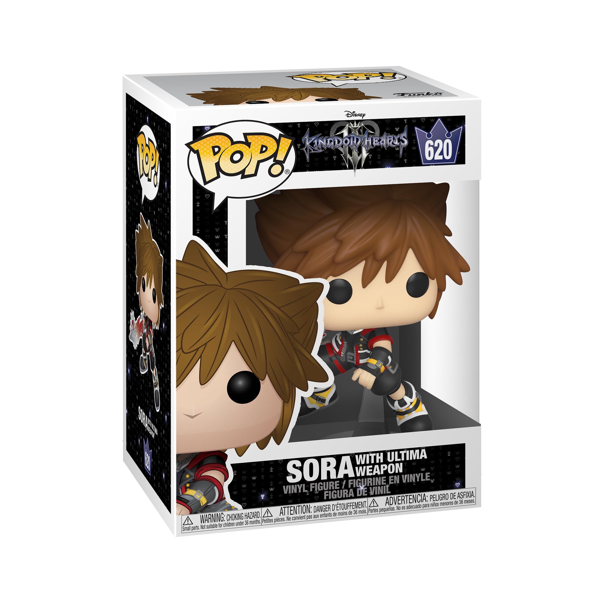 Funko POP! Games: Kingdom Hearts 3-Sora With Shield - Collectable Vinyl Figure - Gift Idea - Official Merchandise - Toys for Kids & Adults - Video Games Fans - Model Figure for Collectors and Display