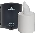 Georgia-Pacific SofPull Centerpull Paper Towel Dispenser Trial Kit by PRO, 58206, 1 Translucent Smoke Regular Paper Towel Dispenser, 58204 and 1 Regular Centerpull Premium Paper Towel Refill, 28124