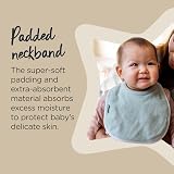Tommee Tippee Milk Feeding Bibs Pack of 2 Pink Super Soft Absorbent Adjustable view 4