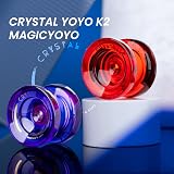 MAGICYOYO K2 Crystal Purple Yoyo - Dual Responsive & Unresponsive, 12 Strings view 2