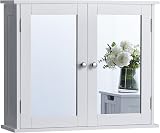 Bath Vida Priano 2 Door Mirrored Wall Cabinet White view 8