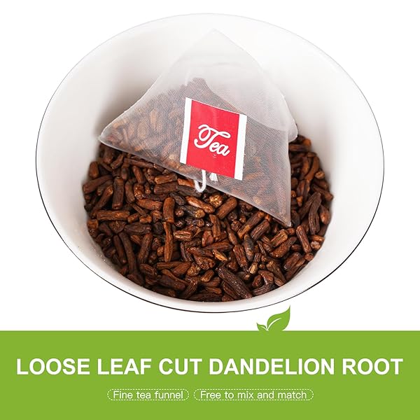 RZLINN DANDELION ROOT TEA (6G*27 TEA BAGS), ORGANIC DANDELION TEA FROM THE ALPINE MEADOWS OF THE CHANGBAI MOUNTAINS, PURE NATURAL DANDELION ROOT CUT AND ROASTED