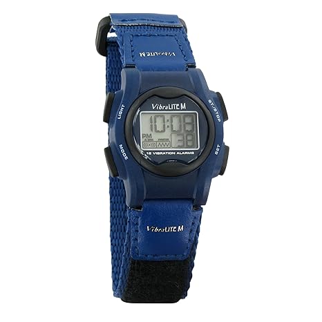 navy blue digital watch