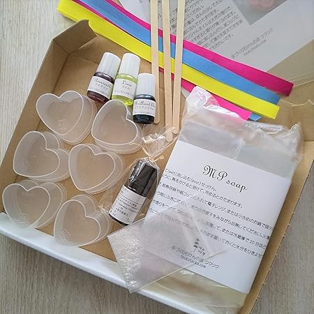 Amazon ハートのアロマソープ作りキット 電子レンジで簡単手作り ハート12個以上作成できます レターパック送料540円 手づくり石けんの店ツクツク ハンドソープ