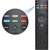 Universal Remote for All Vizio TV Remote, XRT140 Replacement Remote for All Vizio LED LCD HD 4K UHD HDR Smart TVs